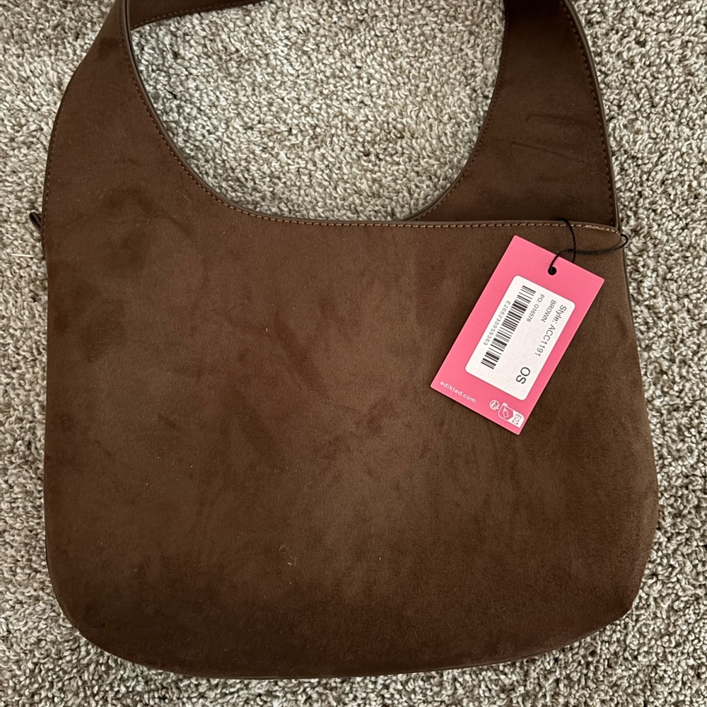Brown Suede Women's Bag